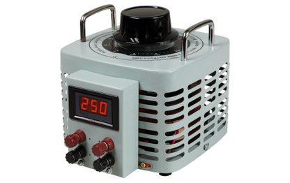 Ringkern-Stelltrafo McPower ''V-4000 LED'', 0-250 V, 4 A, 1.000 W, NICHT galvanisch getrennt