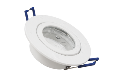 Einbaurahmen McShine ''DL-54'' rund, Clip-Verschluss, IP44, weiß