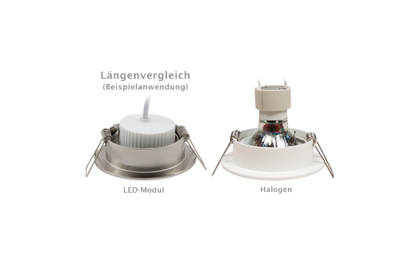 LED-Modul McShine ''PL-55'' 5W, 440Lumen, 230V, 50x25mm, warmweiß, step-dimmbar