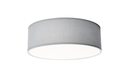 Deckenleuchte EINLICHT ''Fabric'' für 1x E27, Ø30cm, Blaugrau, Stoffschirm