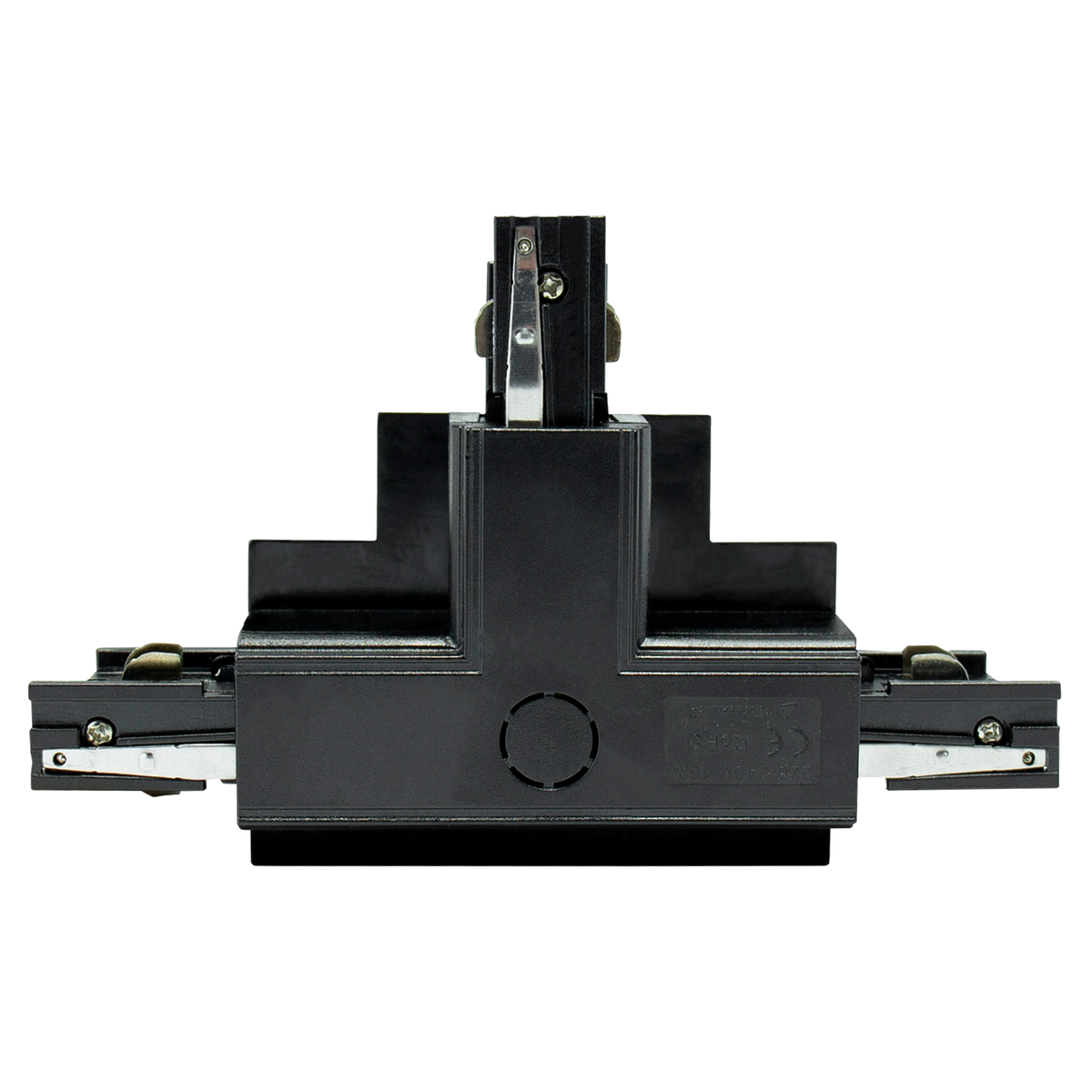Unterputz-Steckverbinder ''SPS'', 230V, IP20, 111x36x165mm, T2 links, schwarz