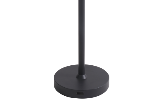 LED-Tischleuchte ROLF KERN „Club Nano“ 21cm, schwarz, Akku, dimmbar