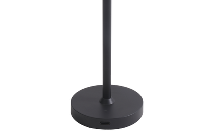 LED-Tischleuchte ROLF KERN „Club Nano“ 21cm, schwarz, Akku, dimmbar