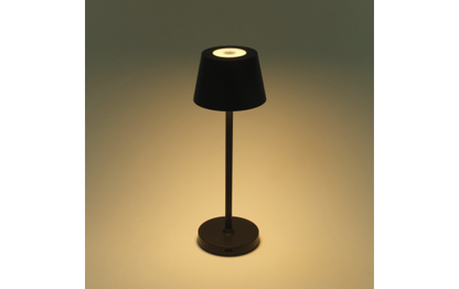 LED-Tischleuchte ROLF KERN „Club Nano“ 21cm, schwarz, Akku, dimmbar