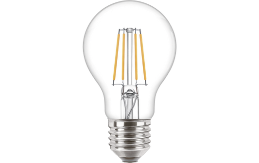LED Filament-Glühlampe Philips ''Value'', E27, 3,4W, 2700K, 470lm, 230V, dimmbar