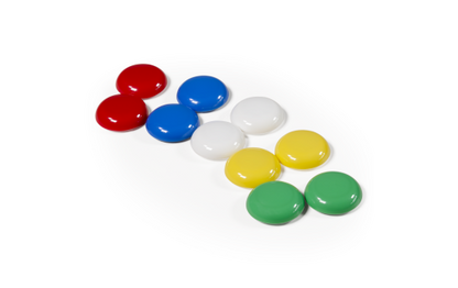 Magnet-Set McPower, ØxH 30x10mm, 10 Stück
