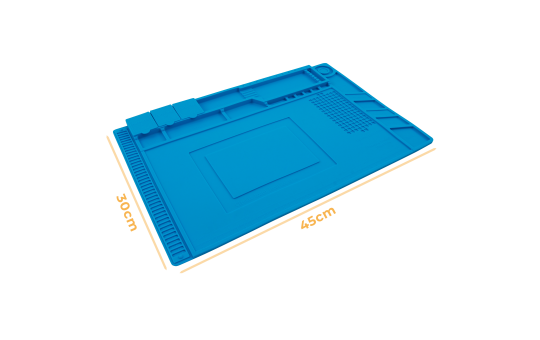 Silikon-Lötmatte McPower ''LM-16'' 45x30cm, Hitzebeständig, Antistatisch