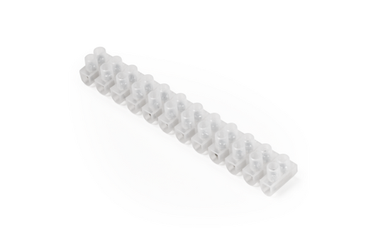 Lüsterklemme McPower, 12 Klemmen, 4,5mm², 5A, transparent