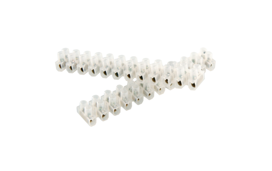 Lüsterklemme McPower, 12 Klemmen, 4,5mm², 5A, transparent