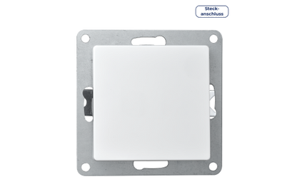 Wechselschalter McPower ''Cup'' 250V~/10A, UP, Steckanschluss, weiß