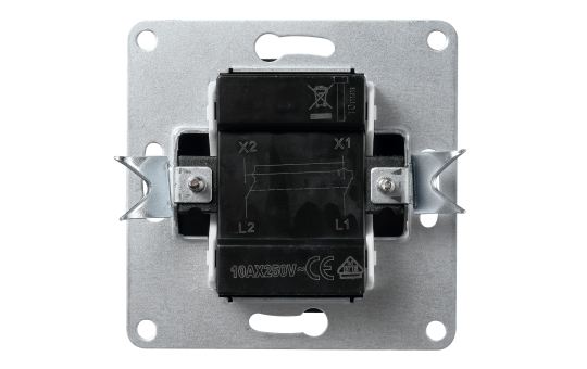 Kreuzschalter McPower ''Flair'', 250V~/10A, UP, anthrazit