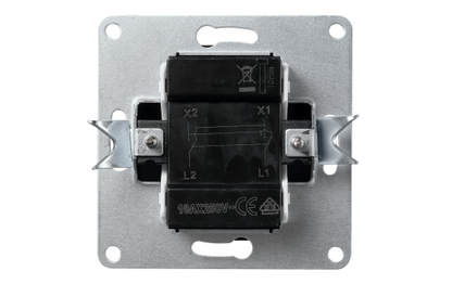 Kreuzschalter McPower ''Flair'', 250V~/10A, UP, anthrazit