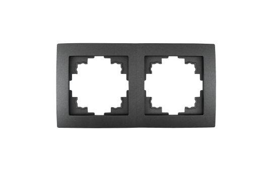 Rahmen McPower ''Flair'', 2-fach, anthrazit, 33er-Pack