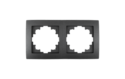 Rahmen McPower ''Flair'', 2-fach, anthrazit, 33er-Pack