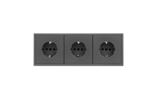 Steckdosen Set McPower Shallow ''Beginner 3S-Profi'' 4-teilig, Steckanschluss