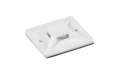 Kabelsockel McPower für Kabelbinder 30x30mm, selbstklebend, 10er-Pack