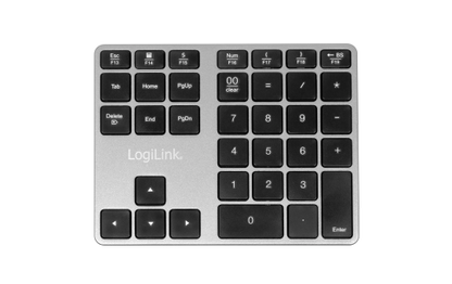 Keypad Bluetooth PRO, 35 Tasten, Aluminium, grau
