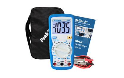 Digital-Multimeter PeakTech ''P1035'', 2000 Counts, 600V AC/DC, 10A DC