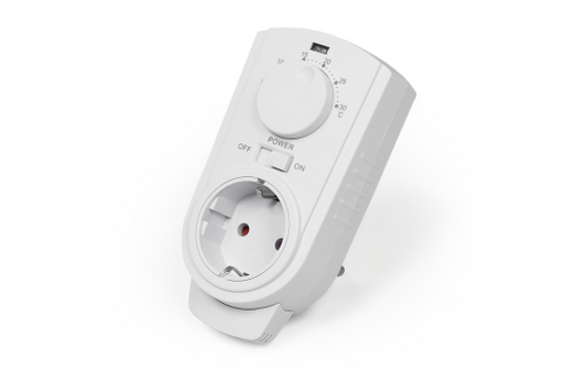 Steckdosen-Thermostat McPower ''TCU-330'' 5-30°C, max. 3500W, 230V