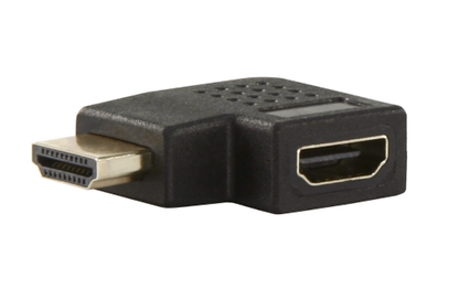 HDMI-Adapter, HDMI Stecker -> HDMI Buchse, rechtwinklig