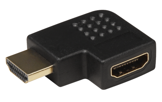 HDMI-Adapter, HDMI Stecker -> HDMI Buchse, rechtwinklig