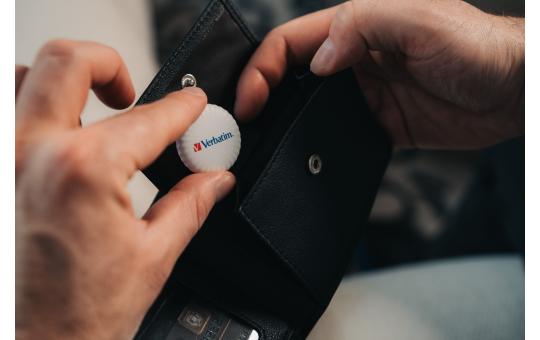 Bluetooth Tracker Verbatim My Finder ''MYFC-02BW'' für Apple ''Wo ist?'', 2er-Pack
