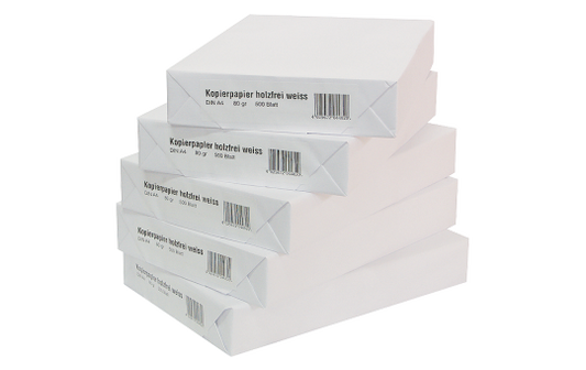 Kopierpapier DIN A4, 75 g/qm, Karton mit 2.500 Blatt