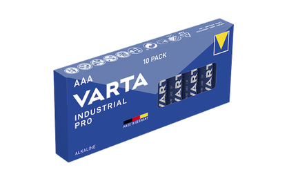 Micro-Batterie VARTA ''Industrial Pro'' Alkaline, Typ AAA, LR03, 1,5V, 10-Pack
