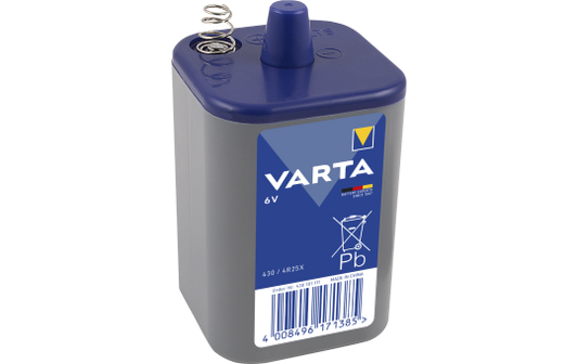 Blockbatterie VARTA, Zink Kohle, 430, 6V, 7500 mAh