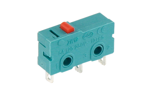 Microschalter McPower, 250V/5A, 3-polig, gefedert, Taster: EIN/EIN