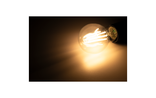 LED Filament Glühlampe McShine ''Filed'', 3000K, E27, 4W, 840lm, 230V, warmweiß