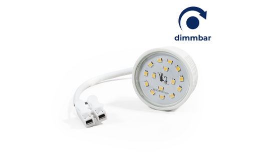 LED-Modul McShine, 5W, 400 Lumen, 230V, 50x23mm, warmweiß, 3000K, dimmbar