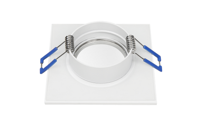 Einbaurahmen McShine ''DL-54'' eckig, Clip-Verschluss, IP44, weiß