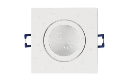 Einbaurahmen McShine ''DL-54'' eckig, Clip-Verschluss, IP44, weiß