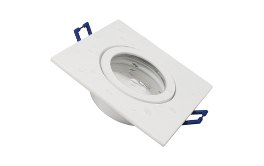 Einbaurahmen McShine ''DL-54'' eckig, Clip-Verschluss, IP44, weiß