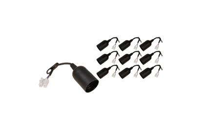 Renovierfassung McShine E27, mit 11cm Kabel und Aufhänger, 10er-Pack