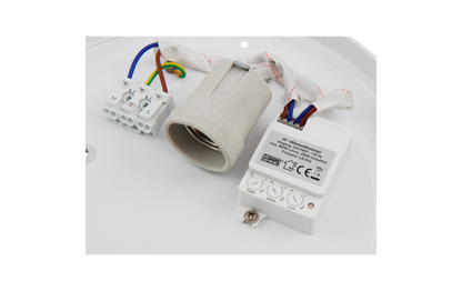Deckenleuchte McShine ''Star-HF'' für 1x E27, Ø28cm, HF-Bewegungsmelder