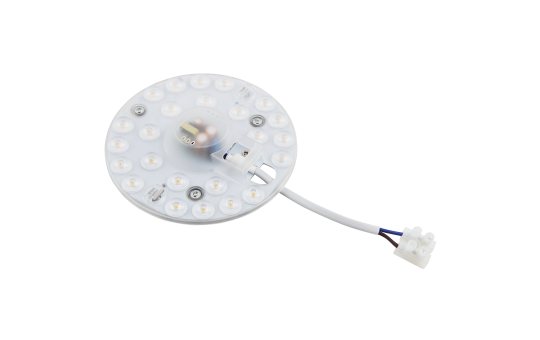 LED-Modul McShine, Umrüstsatz mit Magnethalterung, Ø12,5cm, 12W, 1200lm, 4000K