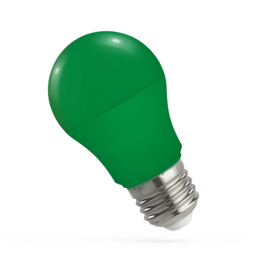 LED-Glühlampe, E27, 230V, 4,9W, 270°, grün