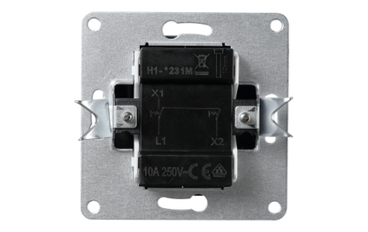 Jalousie-Taster McPower ''Flair'', Hoch und Runter, 250V~/10A, UP, anthrazit