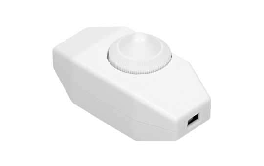 Schnur-Zwischendimmer weiß, stufenlos, 80W