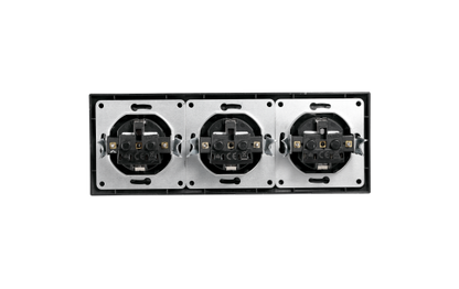 Steckdosen Set McPower Flair ''Beginner 3S'' 4-teilig, anthrazit
