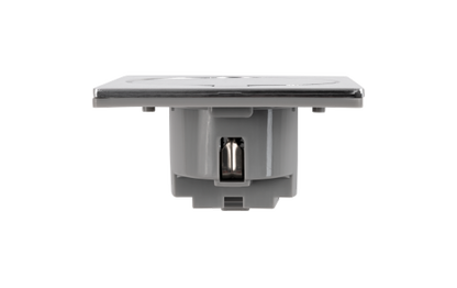 Boden Einbausteckdose, IP44, Edelstahl, 3680W