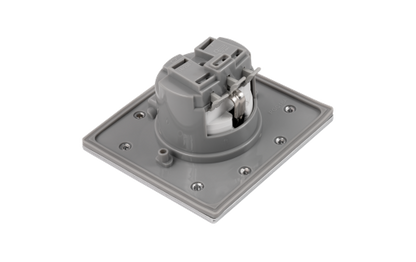Boden Einbausteckdose, IP44, Edelstahl, 3680W
