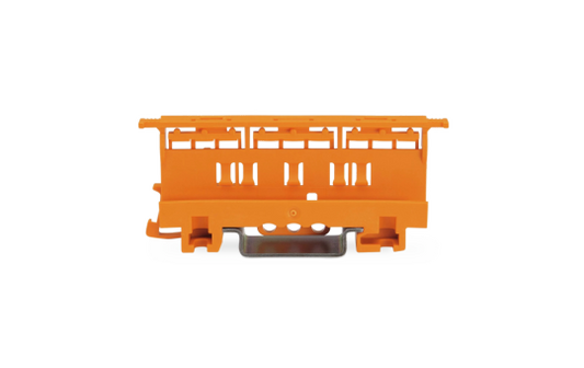 Befestigungsadapter WAGO, 4mm², Schraubmontage, orange