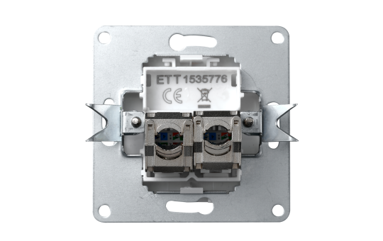 Netzwerk-Dose McPower ''Cup'' CAT6A, UP, vollgeschirmt