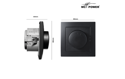 LED-Dimmer für elektronische Trafos McPower ''Flair'' 250V/300W, Memory-Funktion