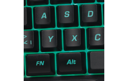 Gaming Tastatur, Einhand Keyboard, schwarz, LED Beleuchtung
