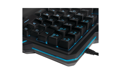 Gaming Tastatur, Einhand Keyboard, schwarz, LED Beleuchtung