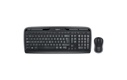 Tastatur/Maus-Set Logitech ''MK330'', 1000dpi, schwarz, kabellos